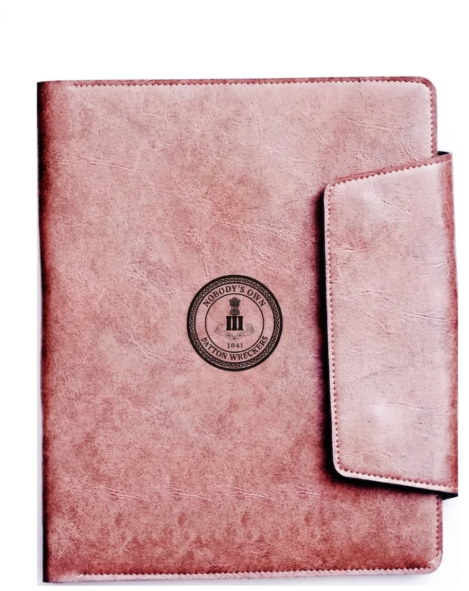 Premium Tan Portfolio Organizer